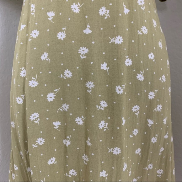 Billabong X The Salty Blonde In Bloom Dress Floral Calico Ruffle Beachy Boho - Picture 9 of 16